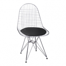 Jídelní židle Jette 2, chrom/černá - 3