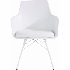 Jídelní židle Joe (SET 2 ks), bílá - 2
