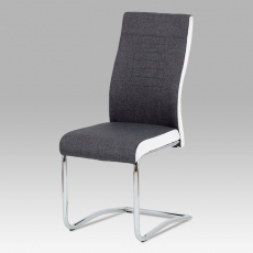 Jídelní židle Jonas, šedá / bílá - 1
