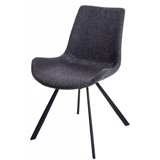 Jídelní židle Jordan, tmavě šedá - 1