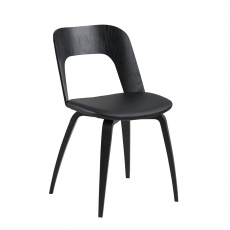 Jídelní židle Karlie (SET 2 ks), černá - 1
