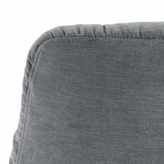 Jídelní židle Katja (SET 2ks), textil, šedá - 7