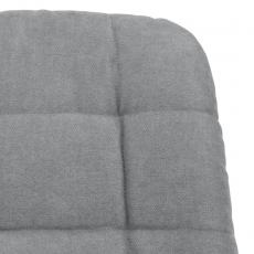 Jídelní židle Katja (SET 2ks), textil, světle šedá - 3