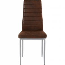 Jídelní židle Kiki (SET 2 ks), hnědá - 1