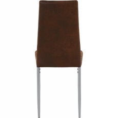 Jídelní židle Kiki (SET 2 ks), hnědá - 4