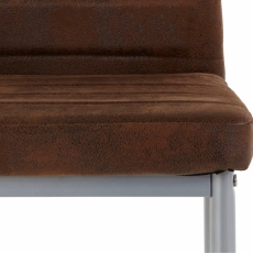 Jídelní židle Kiki (SET 2 ks), hnědá - 6