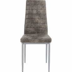 Jídelní židle Kiki (SET 2 ks), světle šedá - 2