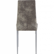 Jídelní židle Kiki (SET 2 ks), světle šedá - 4