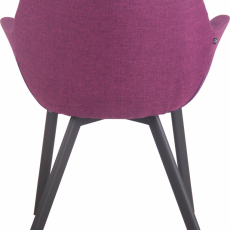 Jídelní židle Lancy, textil, fialová - 4