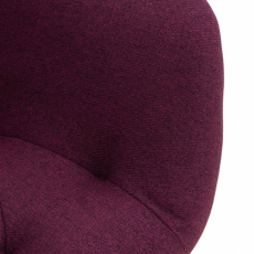 Jídelní židle Langford, textil, fialová - 6