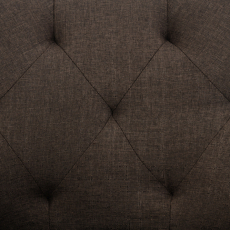 Jídelní židle Langford, textil, hnědá - 5