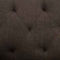 Jídelní židle Langford, textil, hnědá - 5