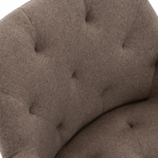 Jídelní židle Langford, textil, taupe - 4