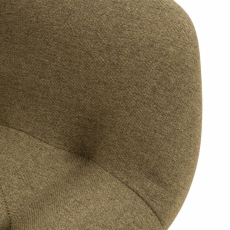 Jídelní židle Langford, textil, zelená - 6