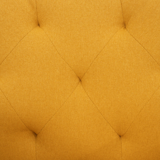 Jídelní židle Langford, textil, žlutá - 5