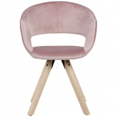 Jídelní židle Larisa, růžová - 2