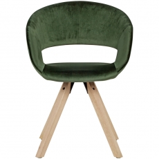 Jídelní židle Larisa, zelená - 2
