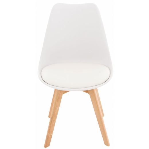 Jídelní židle Lina (SET 4 ks), bílá - 1