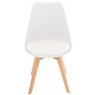 Jídelní židle Lina (SET 4 ks), bílá