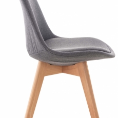 Jídelní židle Lina (SET 4 ks), šedá - 3