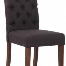 Jídelní židle Lisburn, textil, černá - 1