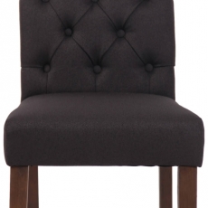 Jídelní židle Lisburn, textil, černá - 2