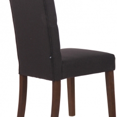 Jídelní židle Lisburn, textil, černá - 4