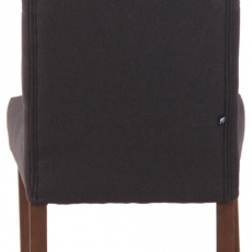 Jídelní židle Lisburn, textil, černá - 5
