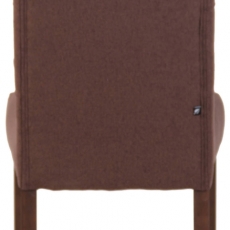 Jídelní židle Lisburn, textil, hnědá - 5