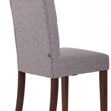 Jídelní židle Lisburn, textil, šedá - 4