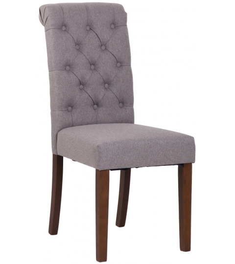 Jídelní židle Lisburn, textil, šedá