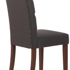 Jídelní židle Lisburn, textil, tmavě šedá - 4