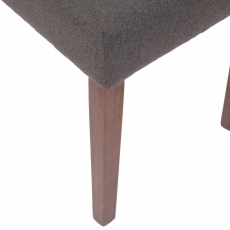 Jídelní židle Lisburn, textil, tmavě šedá - 8