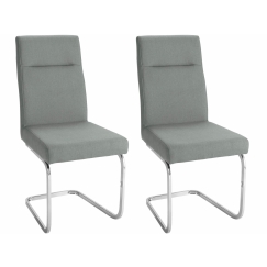 Jídelní židle Loran (SET 2 ks), světle šedá