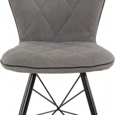 Jídelní židle Lore (SET 2 ks), světle šedá - 2