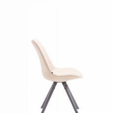 Jídelní židle Louse, krémová  - 3