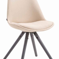 Jídelní židle Louse, krémová  - 1