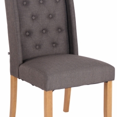 Jídelní židle Malea, textil, tmavě šedá - 1