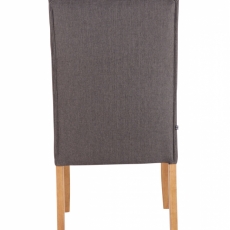 Jídelní židle Malea, textil, tmavě šedá - 5