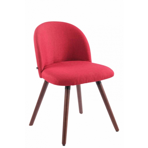 Jídelní židle Mandel textil, nohy ořech - 1