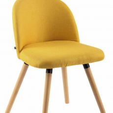 Jídelní židle Mandel textil, přírodní nohy - 1