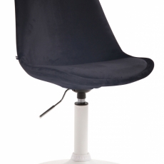 Jídelní židle Mave, černá / bílá - 1
