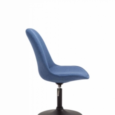 Jídelní židle Mave, modrá / černá - 3