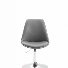 Jídelní židle Mave, šedá / stříbrná - 2