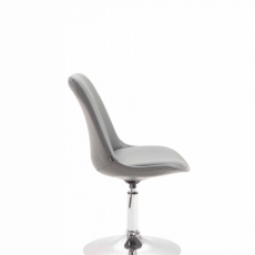 Jídelní židle Mave, šedá / stříbrná - 3