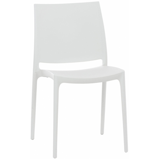 Jídelní židle May, bílá - 1