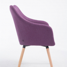 Jídelní židle McCoy, textil, fialová - 3