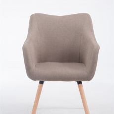 Jídelní židle McCoy, textil, taupe - 2