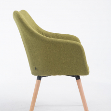 Jídelní židle McCoy, textil, zelená - 3