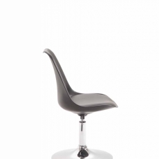 Jídelní židle Melisan, černá  / chrom - 3